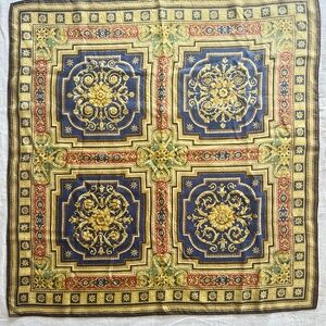 Vintage Pierre Cardin Silk Baroque Scarf